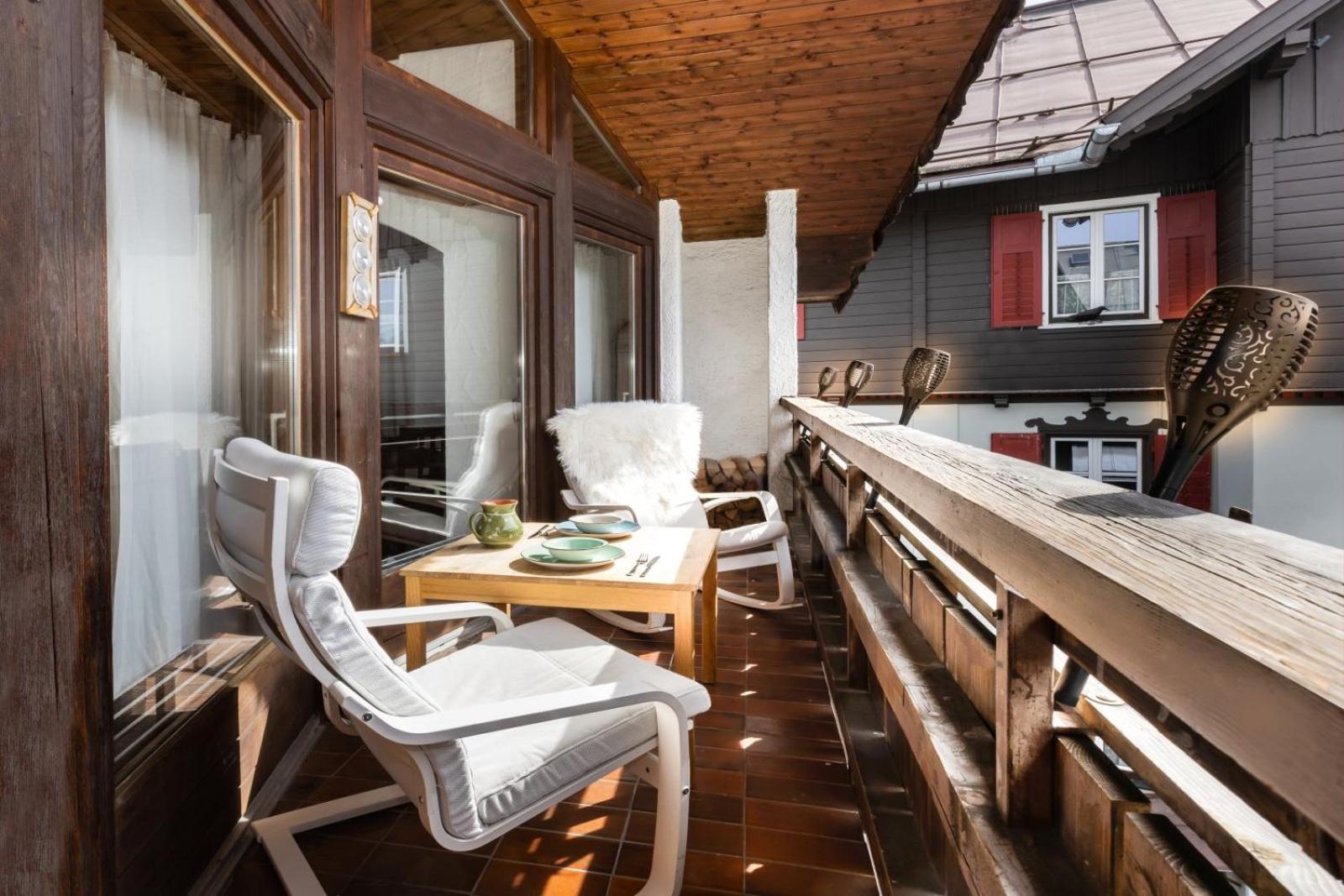 Apartment mit 2 Schlafzimmern und Bergblick